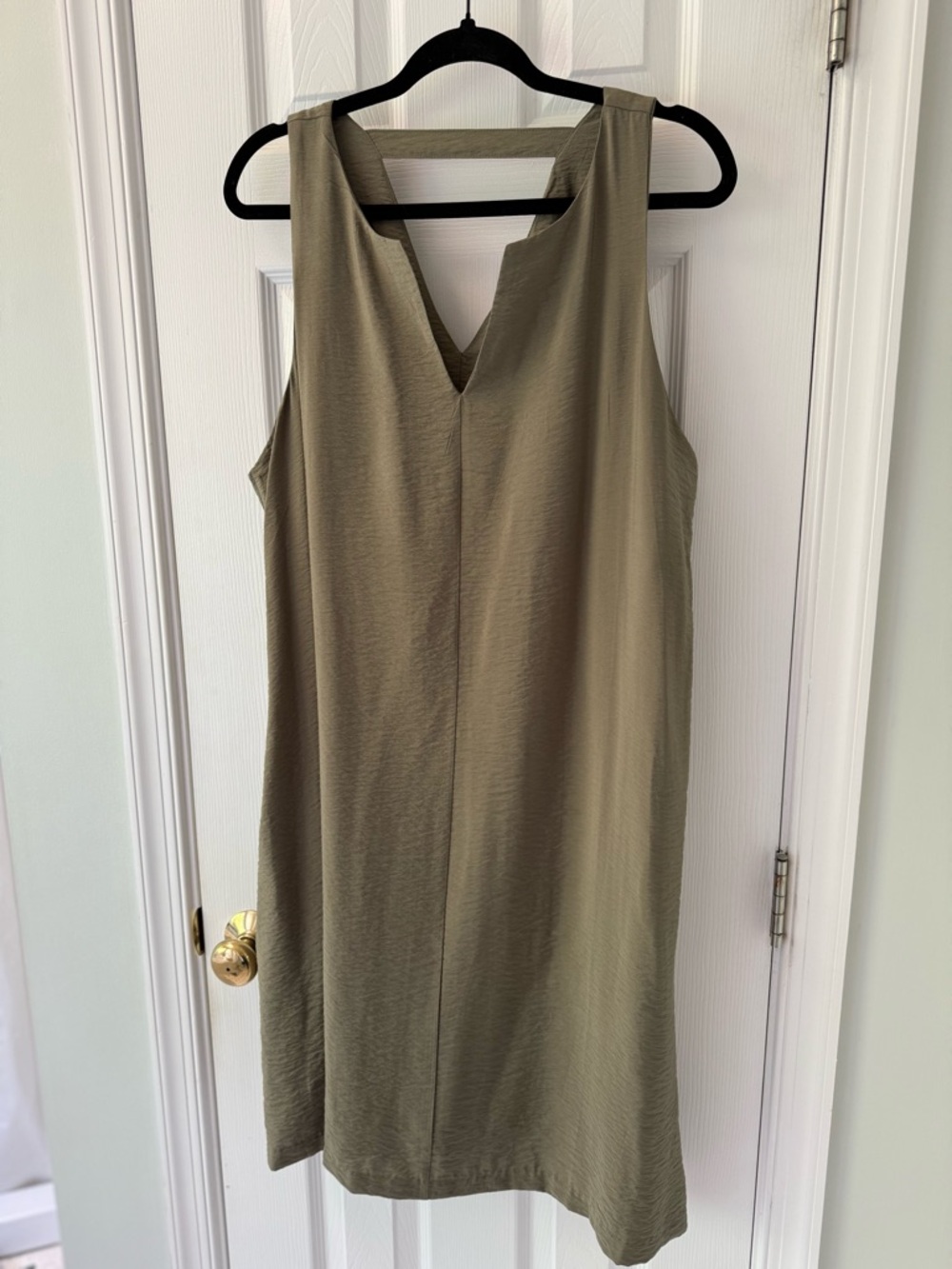 NWT Banana Republic Green Sleeveless V-Neck Pullover Dress XL